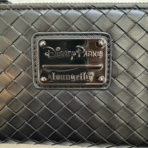LOUNGEFLY Disney Parks Quilted Wallet Black